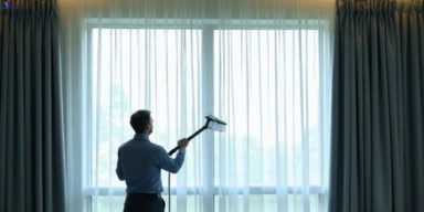 Commercial curtain stain removal service surfers-paradise hotels offices restaurants