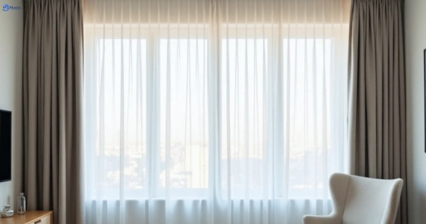 Freshly steam cleaned curtains in surfers-paradise QLD